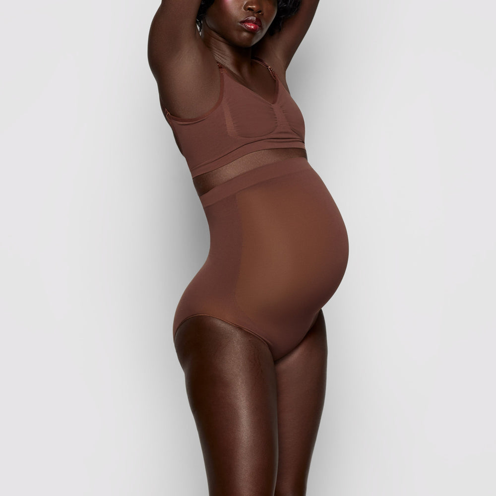 Skims MATERNITY NURSING SCULPTING BRA Maternity Shapewear Čokoláda | QZTH-48102