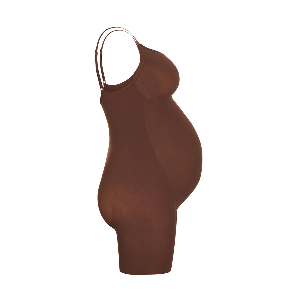 Skims MATERNITY SCULPTING BODYSUIT MID THIGH Maternity Shapewear Čokoláda | HEKF-15468