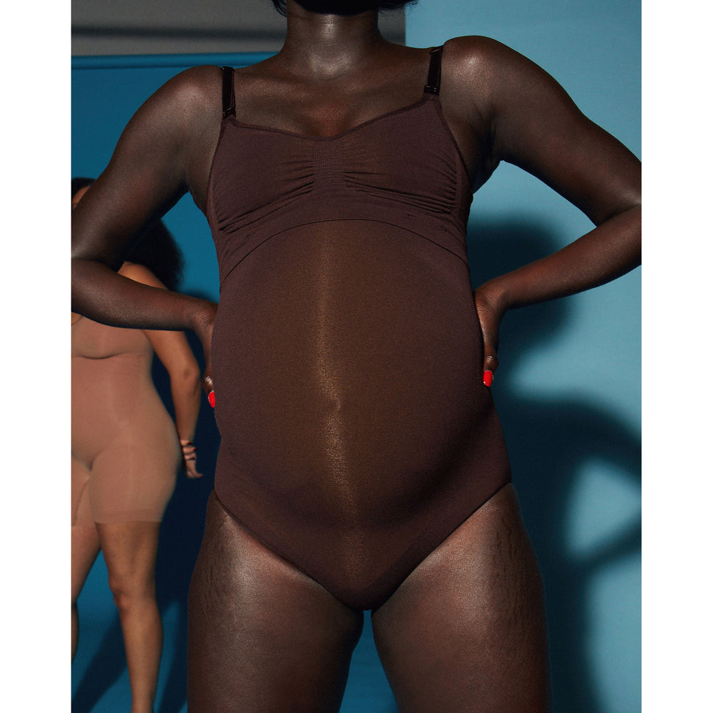 Skims MATERNITY SCULPTING HIGH WAIST BRIEF Maternity Shapewear Béžové | XBNK-23746