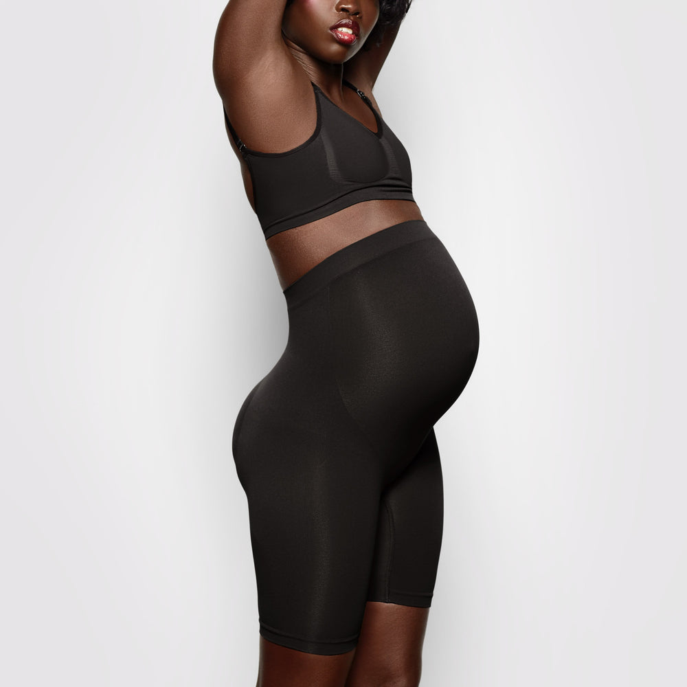 Skims MATERNITY SCULPTING SHORT MID THIGH Maternity Shapewear Čierne | IJEK-51708