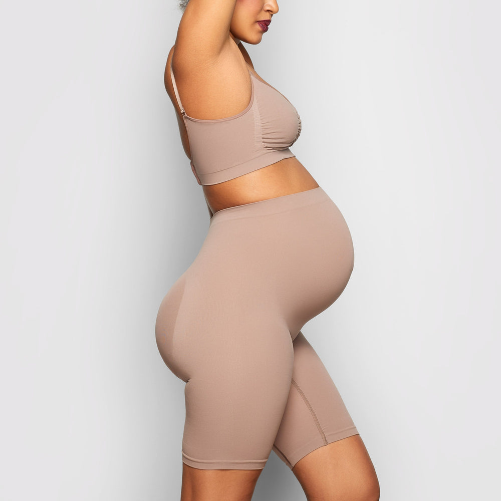 Skims MATERNITY SCULPTING SHORT MID THIGH Maternity Shapewear Hnede | QBSX-23758
