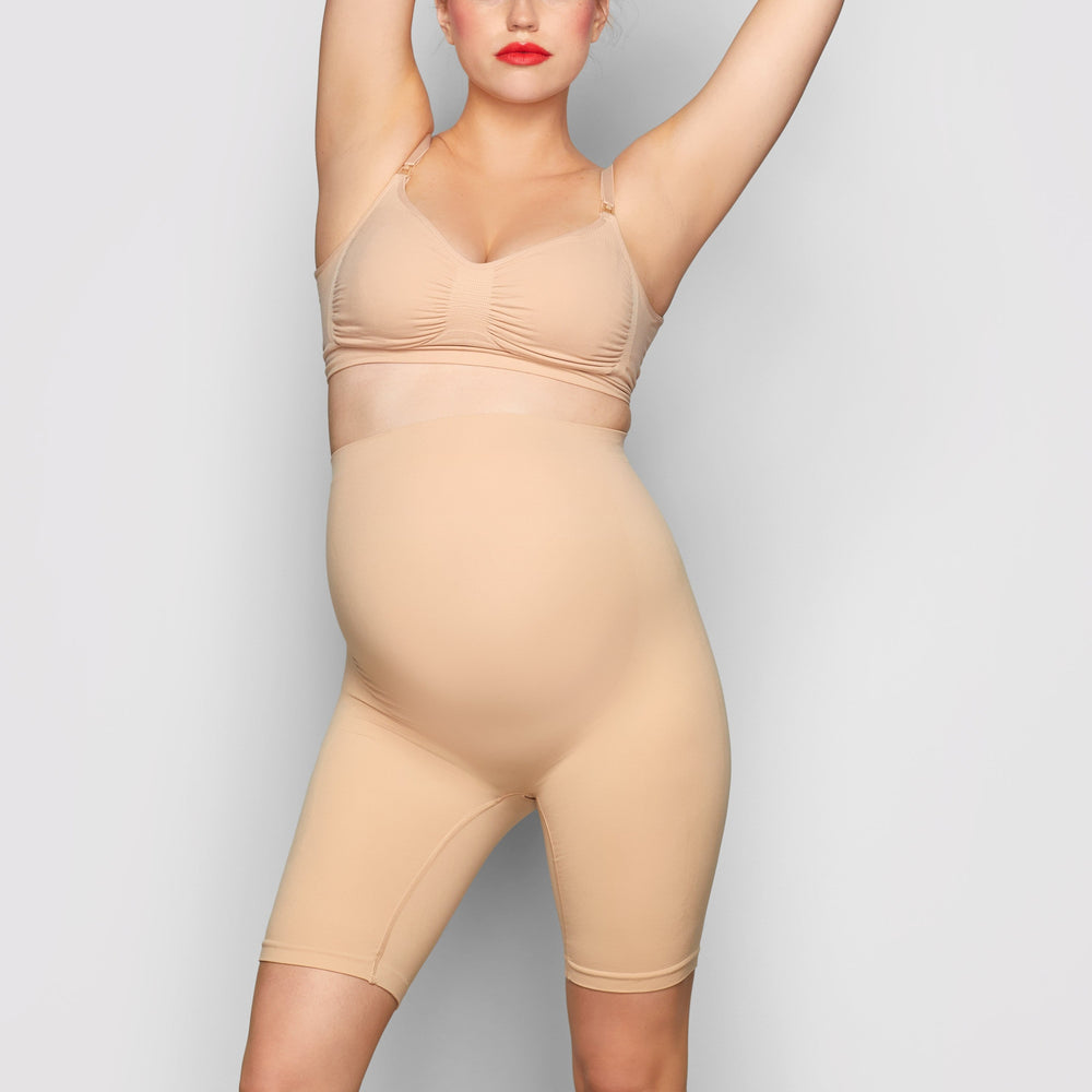 Skims MATERNITY SCULPTING SHORT MID THIGH Maternity Shapewear Béžové | WDOM-87904