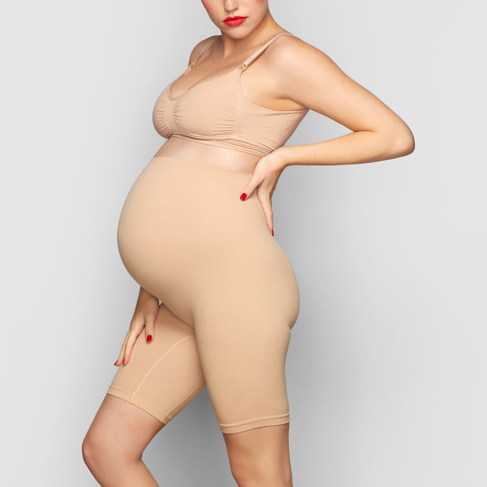 Skims MATERNITY SCULPTING SHORT MID THIGH Maternity Shapewear Béžové | WDOM-87904