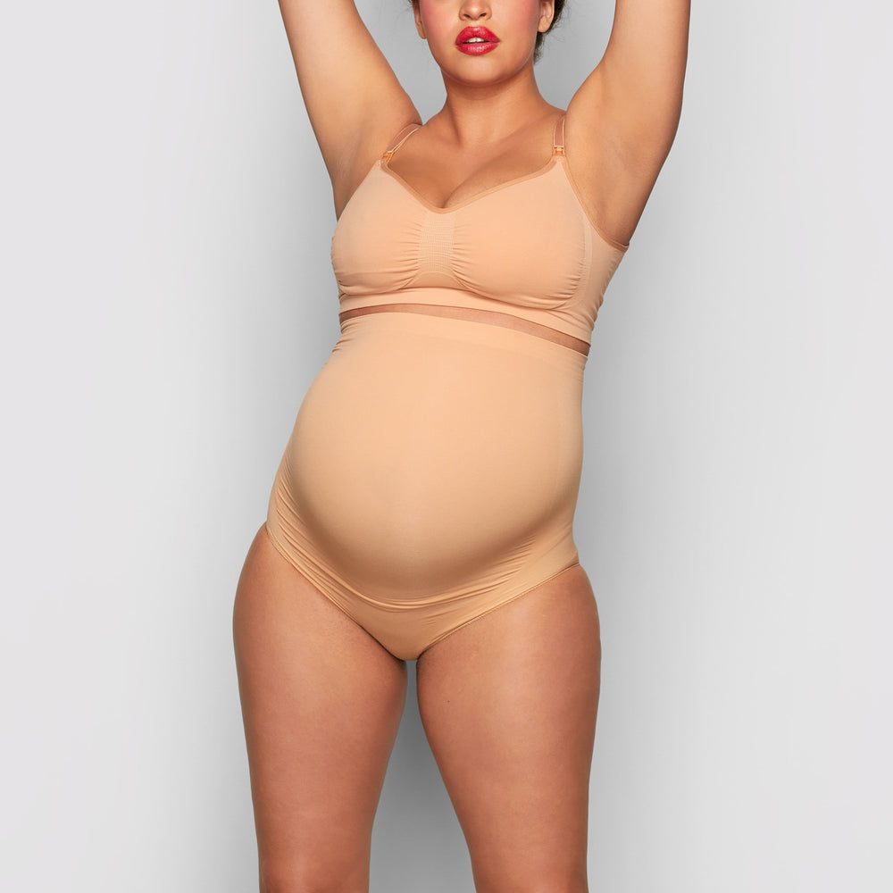 Skims MATERNITY SCULPTING SHORT MID THIGH Maternity Shapewear Béžové | YCNR-54381