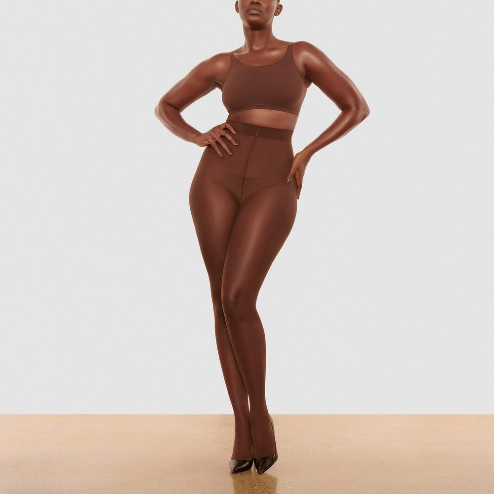 Skims MID SUPPORT Tights Čokoláda | WHAQ-78621