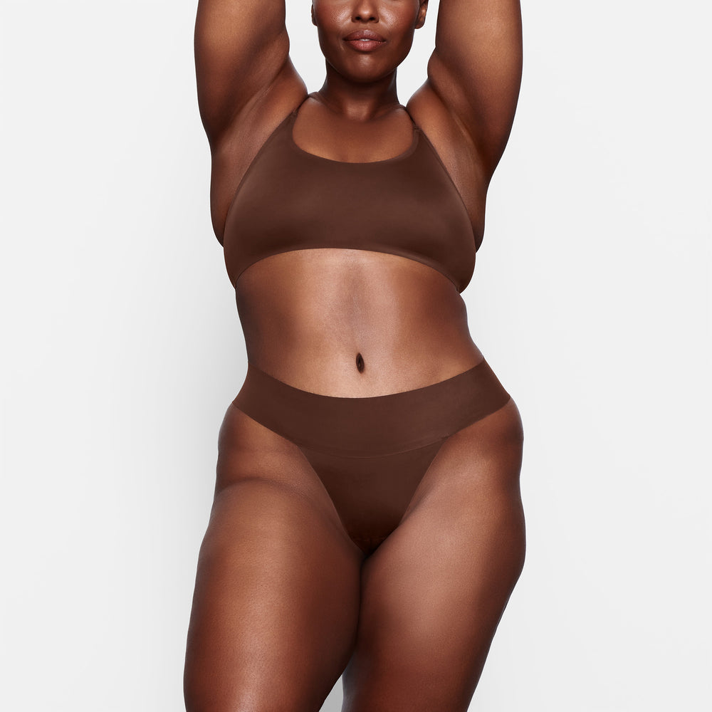 Skims NAKED DIPPED Thong Čokoláda | TMDX-03192
