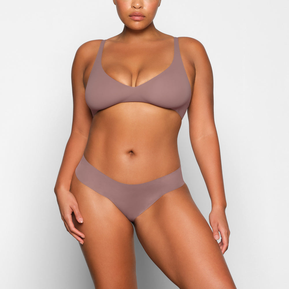 Skims NAKED Plunge Bra Hnede | FVBZ-84792