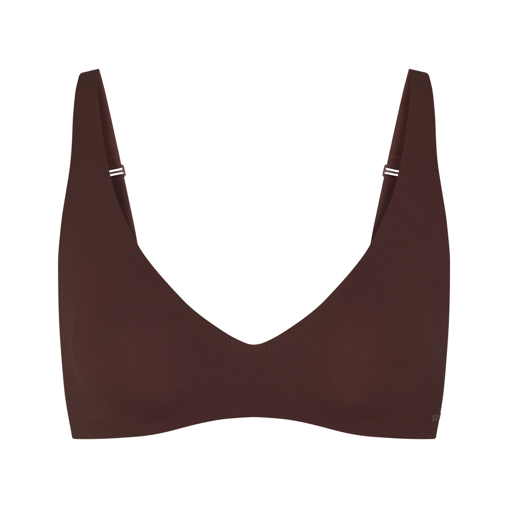 Skims NAKED Plunge Bra Čokoláda | ZESG-37801