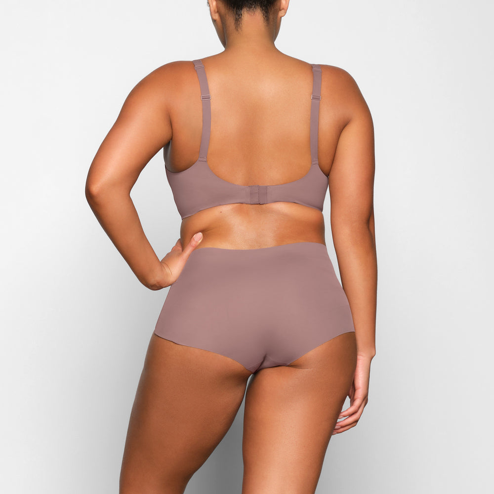 Skims NAKED Scoop Neck Bra Hnede | GYKJ-17052