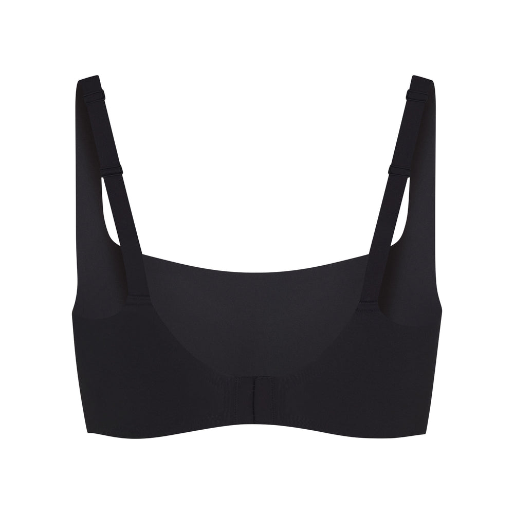Skims NAKED Scoop Neck Bra Čierne | ZRXP-04739