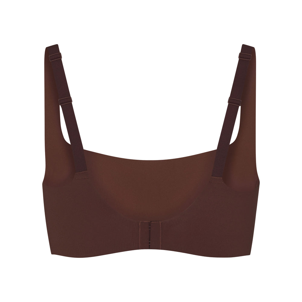 Skims NAKED Scoop Neck Bra Čokoláda | LTFN-38572