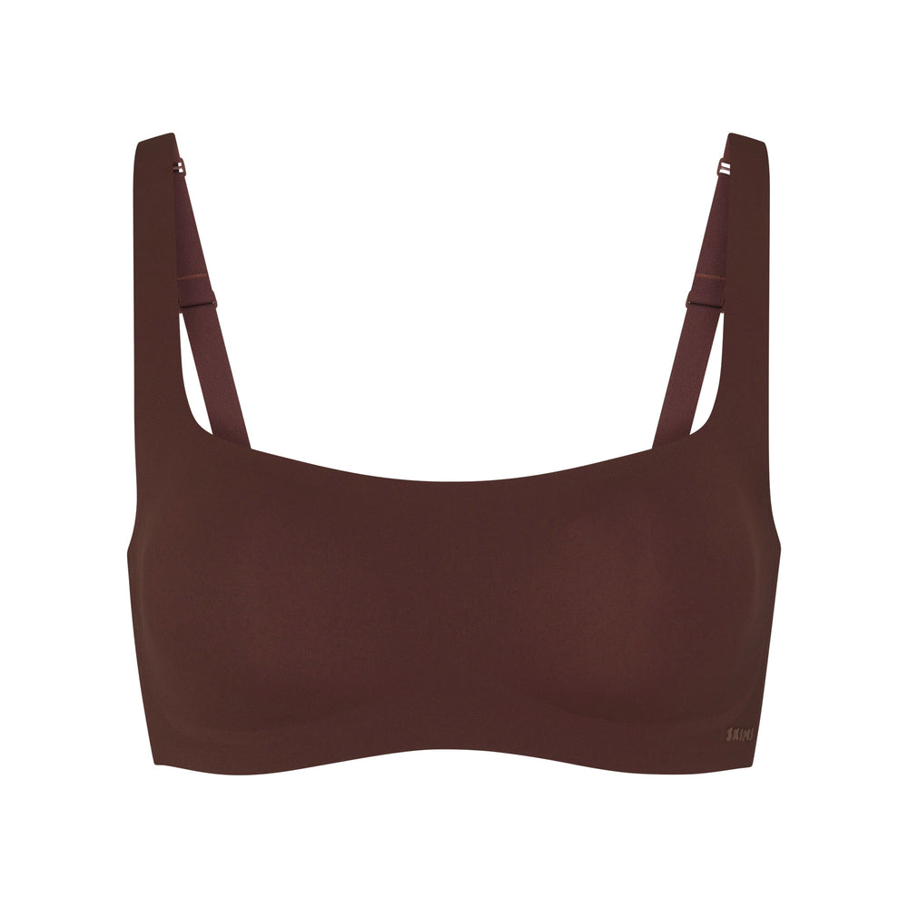 Skims NAKED Scoop Neck Bra Čokoláda | LTFN-38572