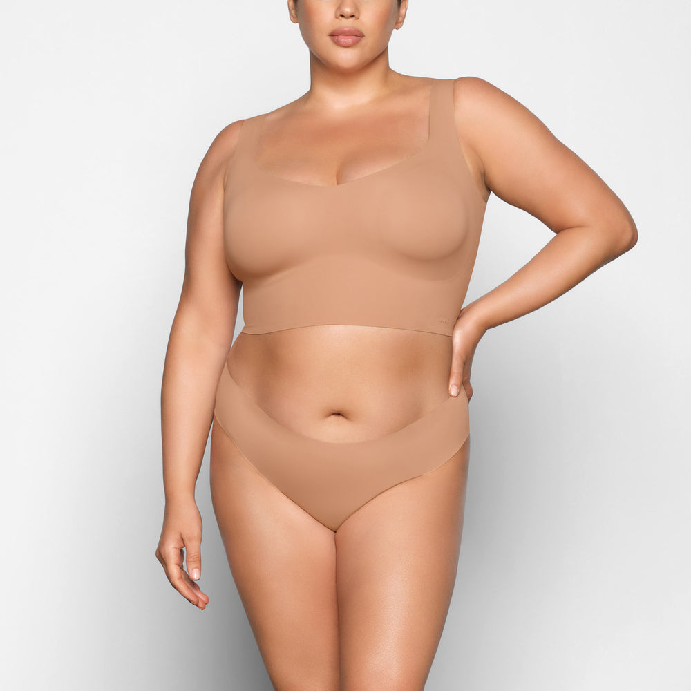Skims NAKED TANK Plunge Bra Béžové | AOPY-67581