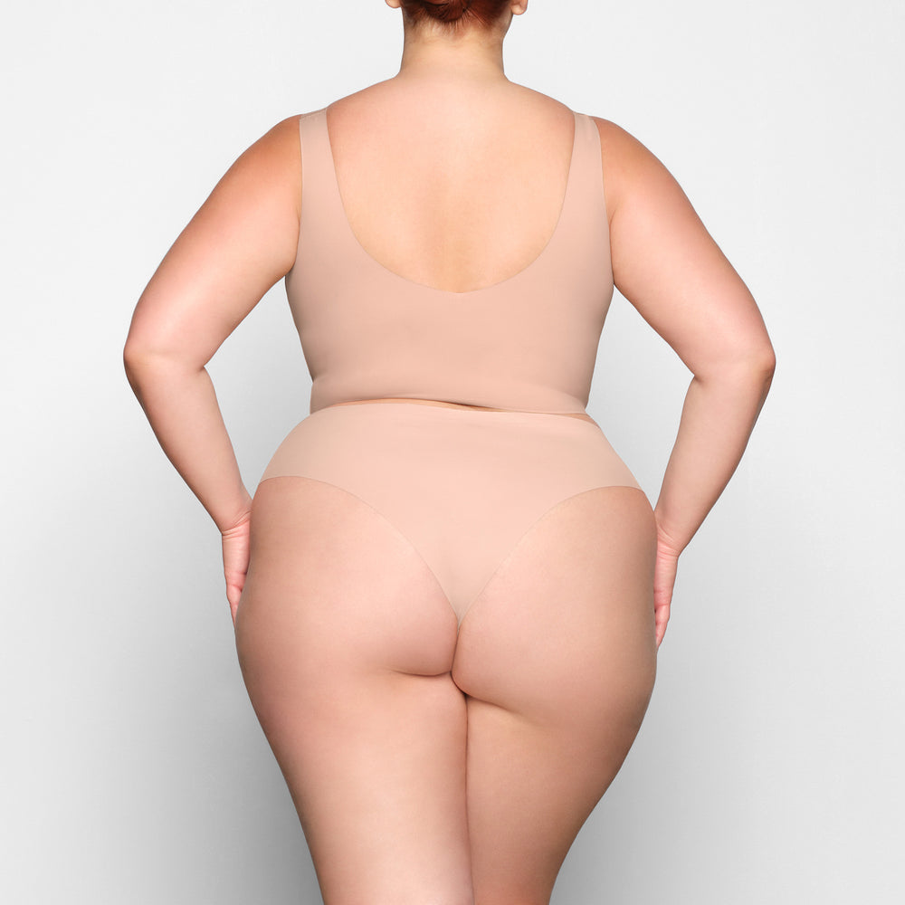 Skims NAKED TANK Plunge Bra Béžové | LKJR-36182