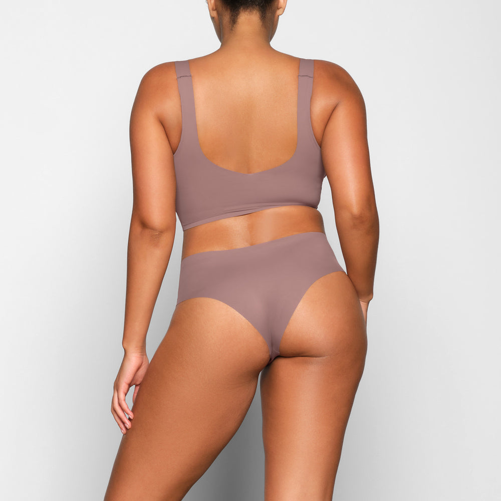 Skims NAKED TANK Plunge Bra Hnede | IMGK-42578