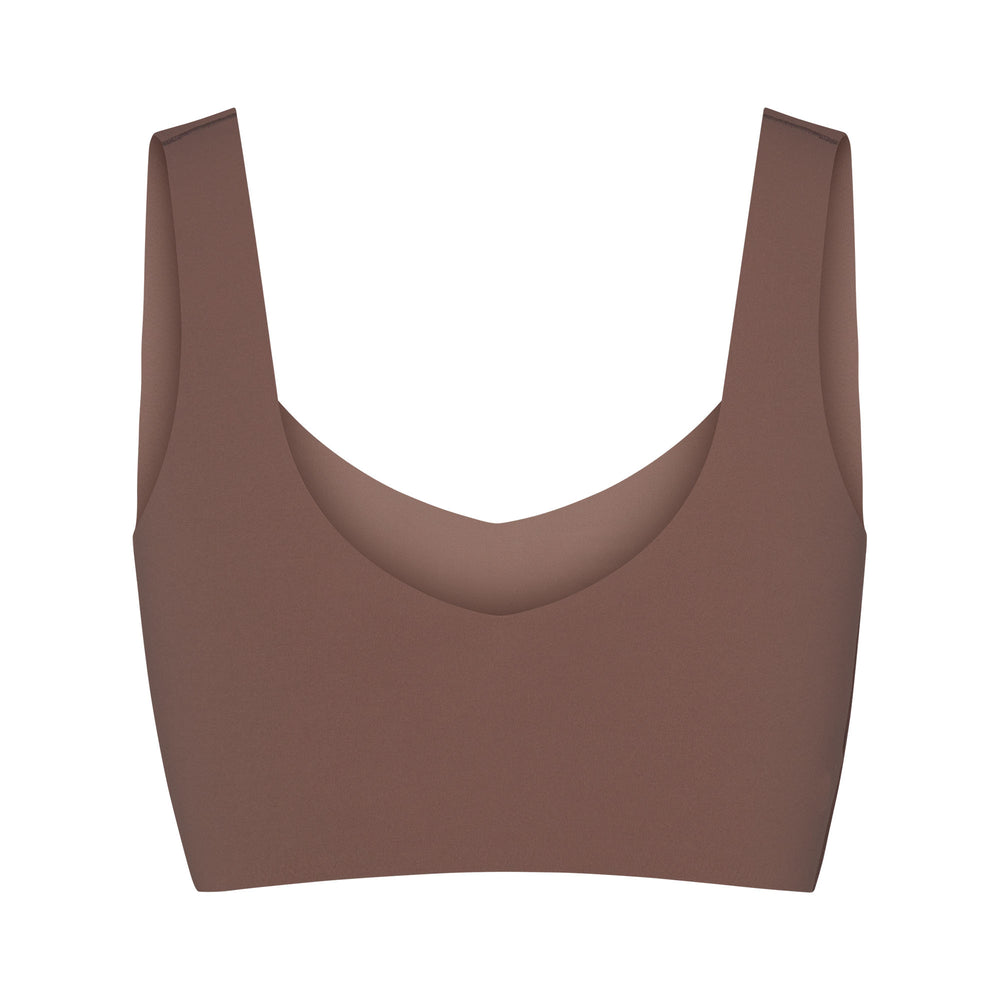 Skims NAKED TANK Plunge Bra Hnede | IMGK-42578