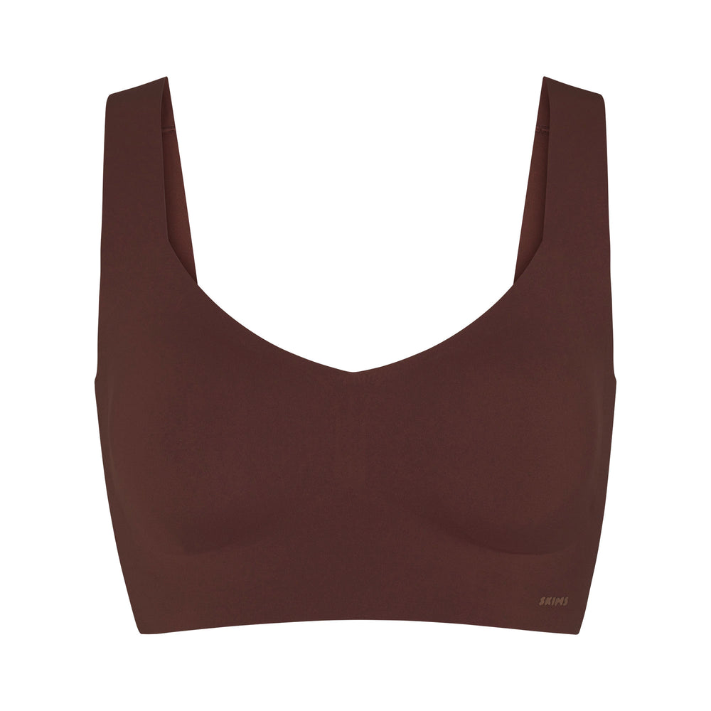 Skims NAKED TANK Plunge Bra Čokoláda | TXZS-76195