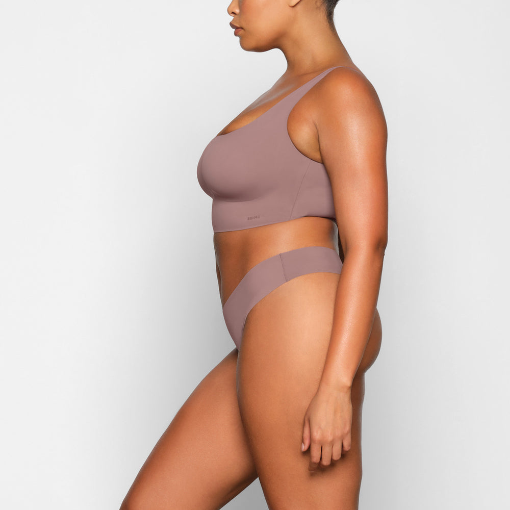 Skims NAKED TANK Scoop Neck Bra Hnede | DRJM-25480