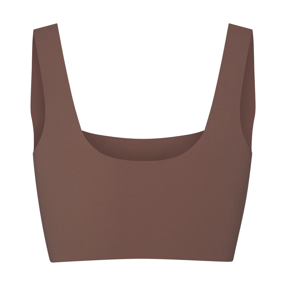 Skims NAKED TANK Scoop Neck Bra Hnede | DRJM-25480