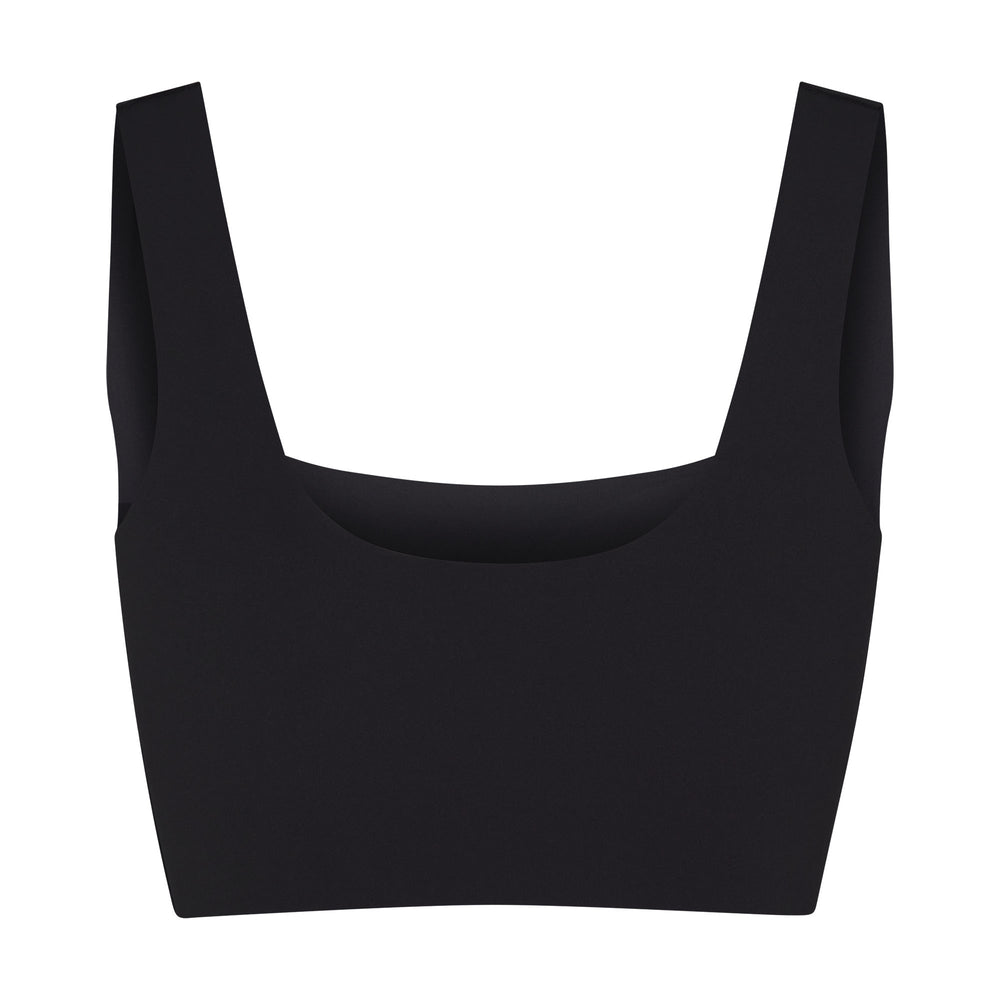 Skims NAKED TANK Scoop Neck Bra Čierne | WSBJ-53841