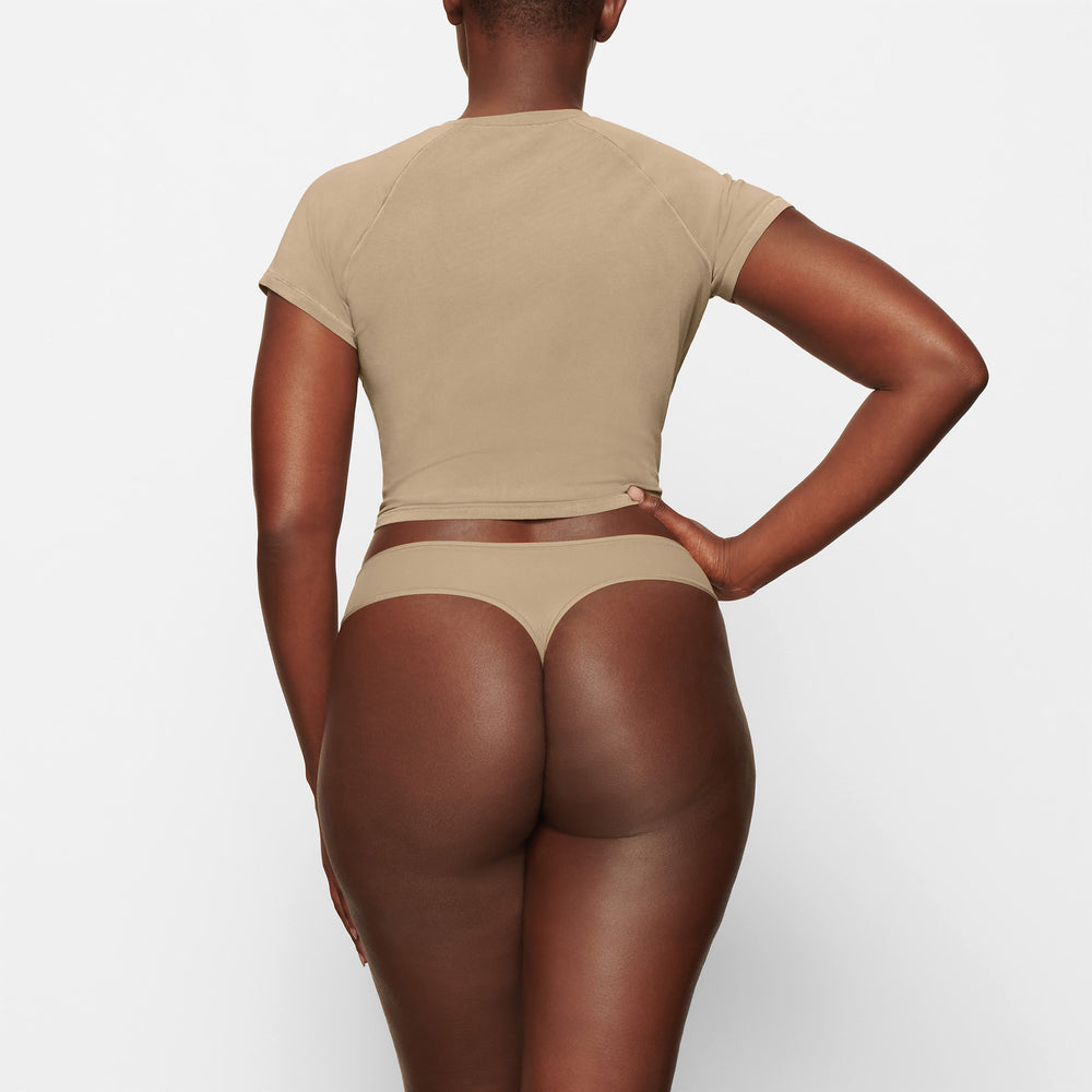 Skims NEW VINTAGE CROPPED RAGLAN T-shirt Marhule | KUFO-23580