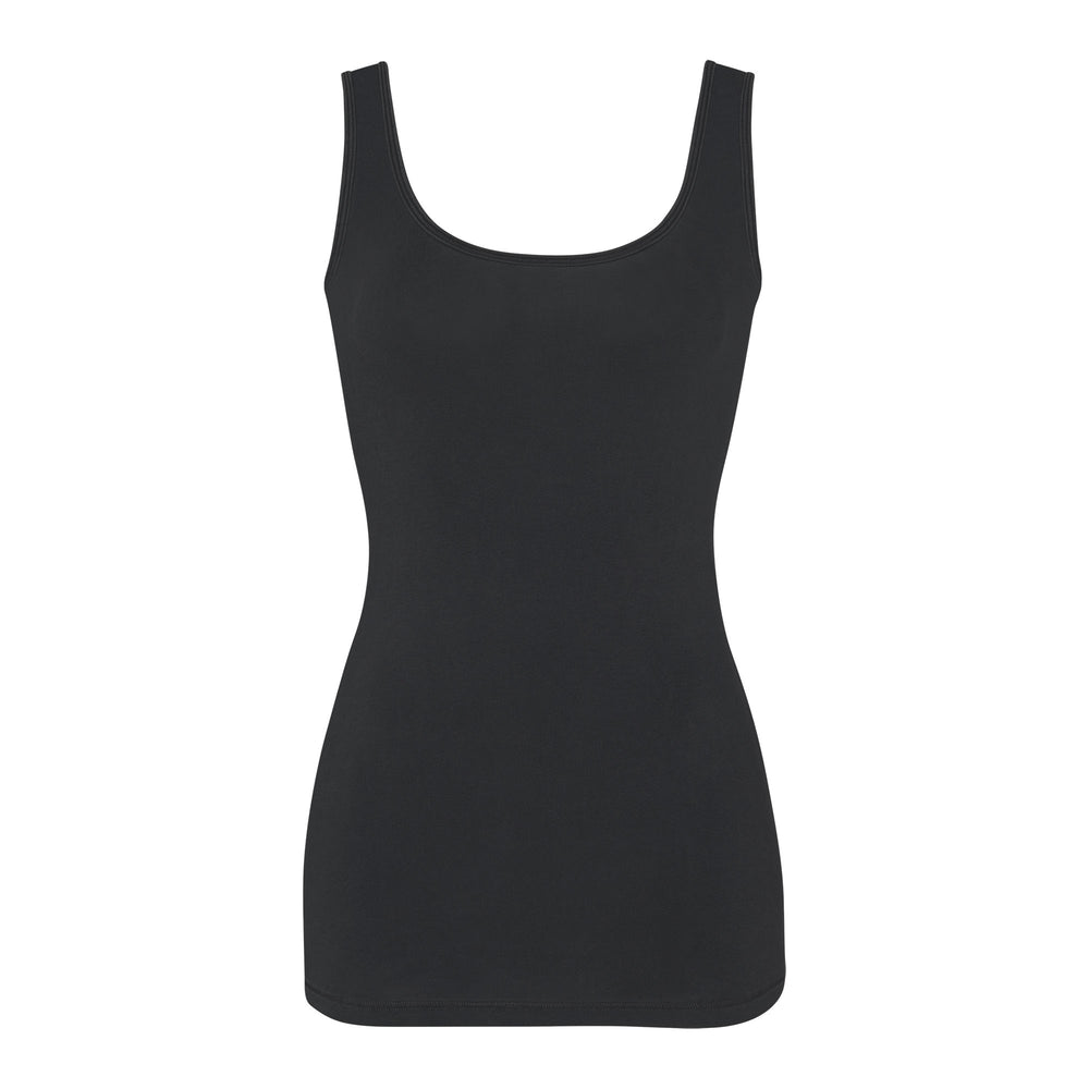 Skims NEW VINTAGE SCOOP NECK Tank Modre Svetlomodrá Čierne | KLBN-52148