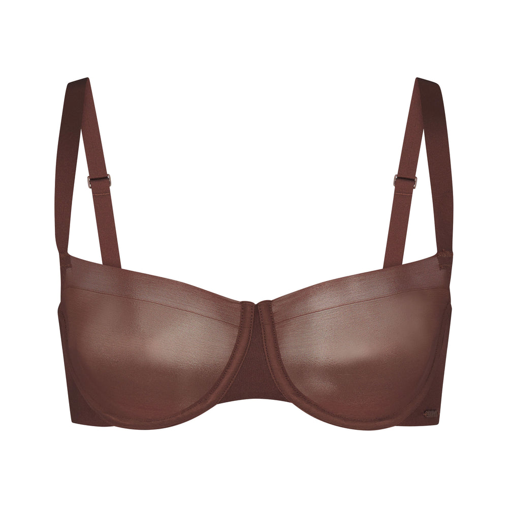 Skims NO SHOW MOLDED UNLINED Balconette Bra Čokoláda | RBEY-84371