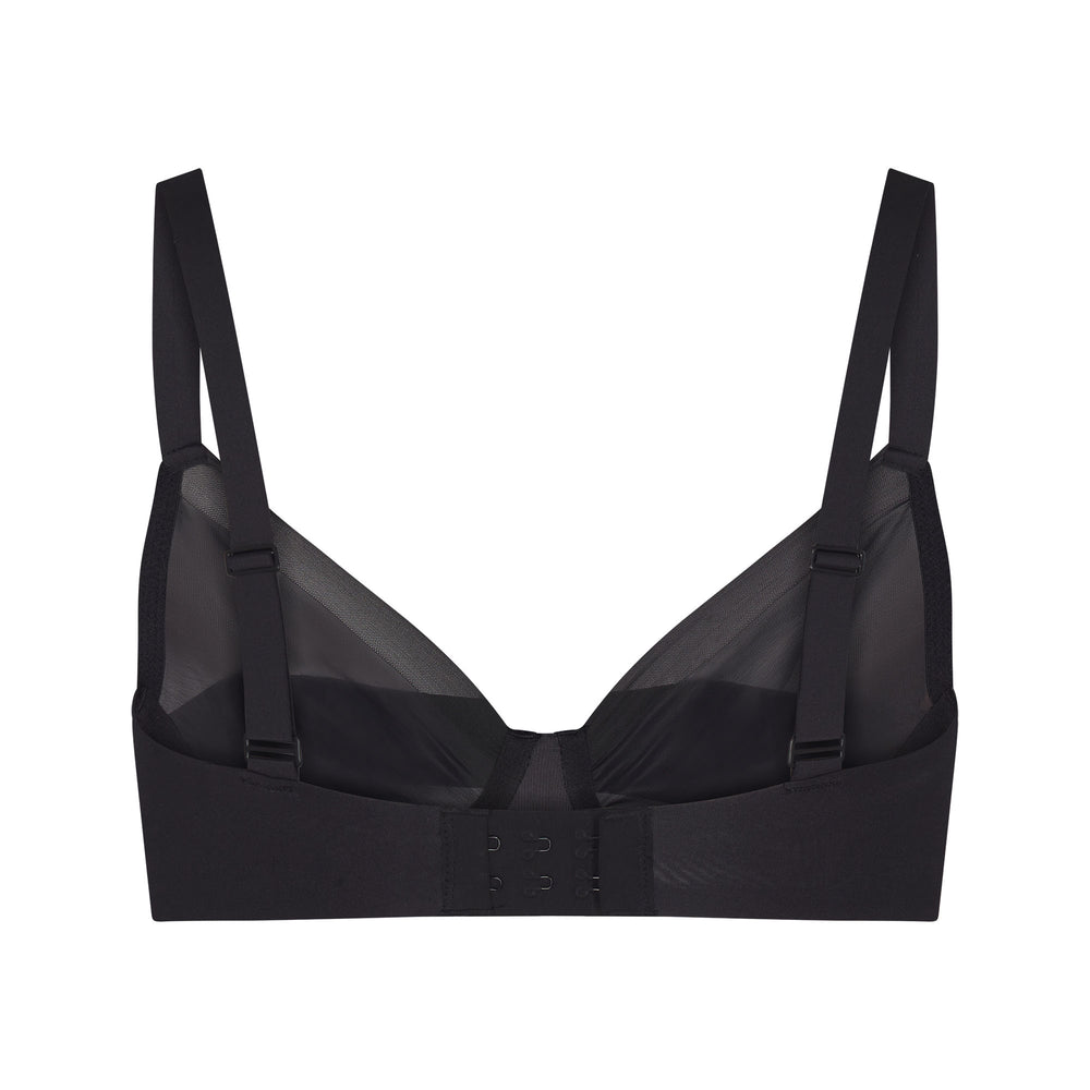 Skims NO SHOW MOLDED UNLINED Demi Bra Čierne | RUAX-57806