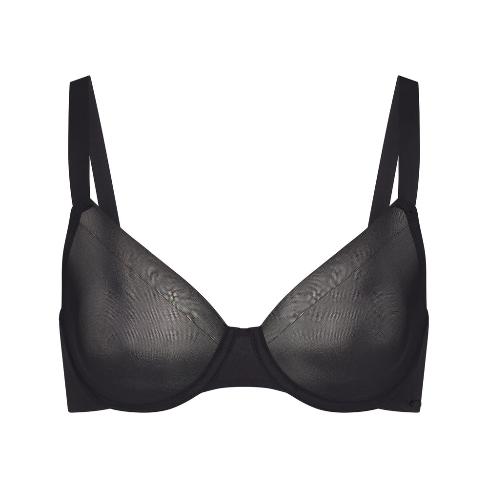 Skims NO SHOW MOLDED UNLINED Demi Bra Čierne | RUAX-57806