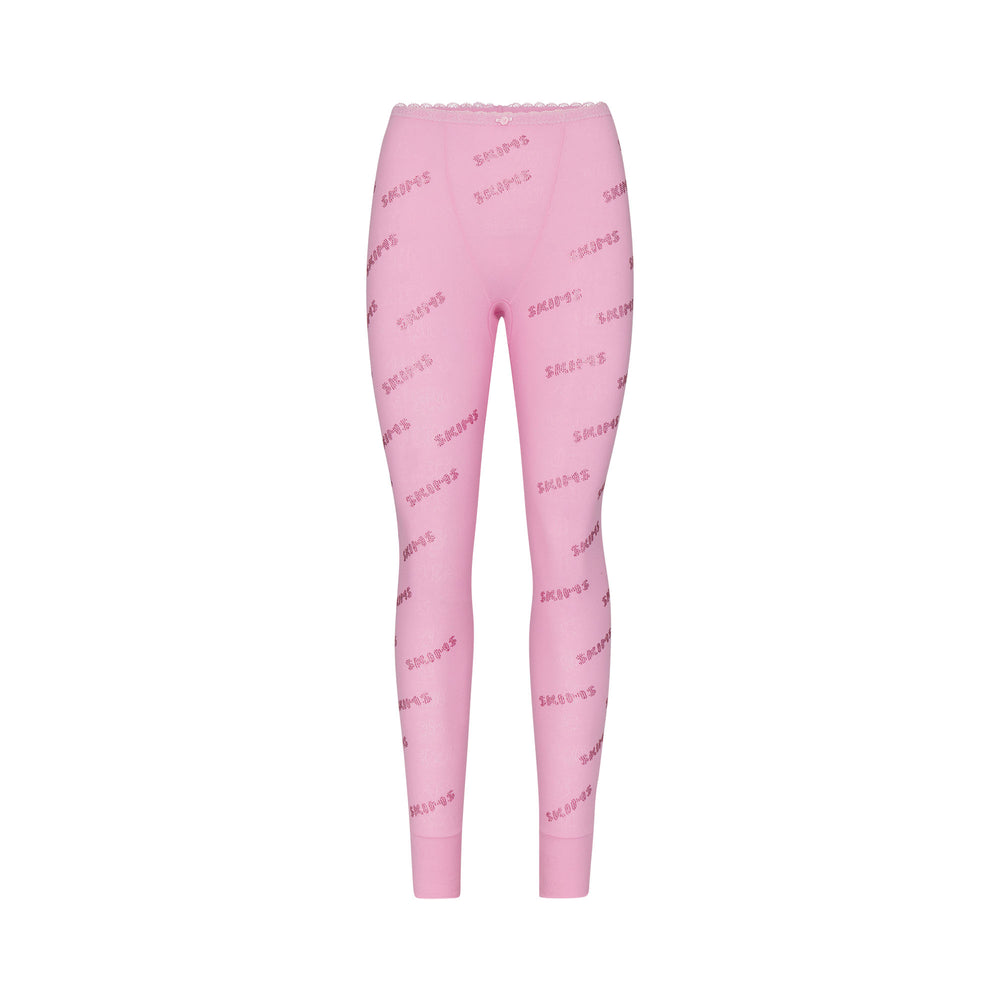Skims RHINESTONE LOGO POINTELLE Leginy Ruzove | TXQF-07812