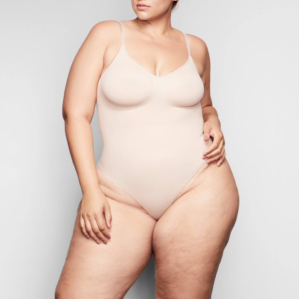Skims SCULPTING BODYSUIT W. SNAPS Bodysuit Béžové | YIBS-50793