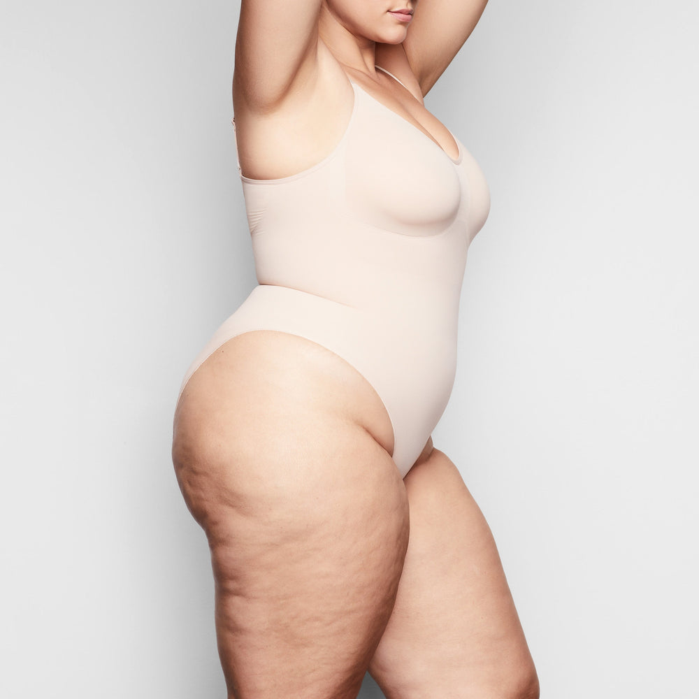 Skims SCULPTING BODYSUIT W. SNAPS Bodysuit Béžové | YIBS-50793