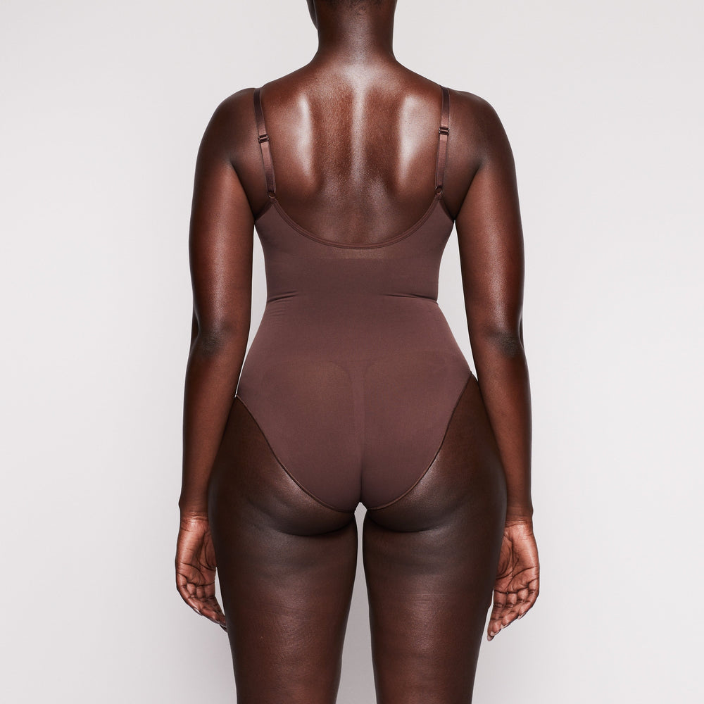 Skims SCULPTING BODYSUIT W. SNAPS Bodysuit Čokoláda | ZRHD-59134