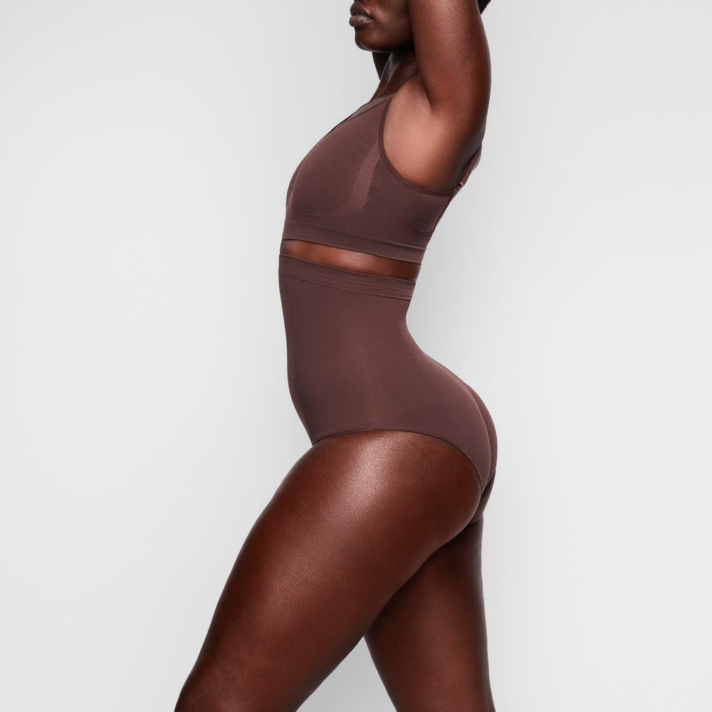 Skims SCULPTING HIGH WAIST Brief Čokoláda | GZTP-79265