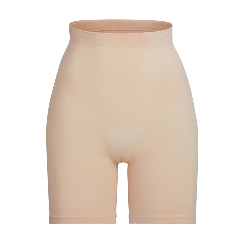 Skims SCULPTING MID THIGH W/ OPEN GUSSET Kratasy Béžové | XCHK-91605