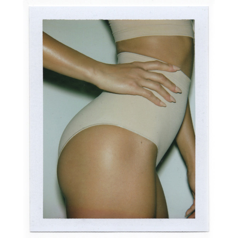 Skims SCULPTING MID WAIST Brief Béžové | LMWJ-84735