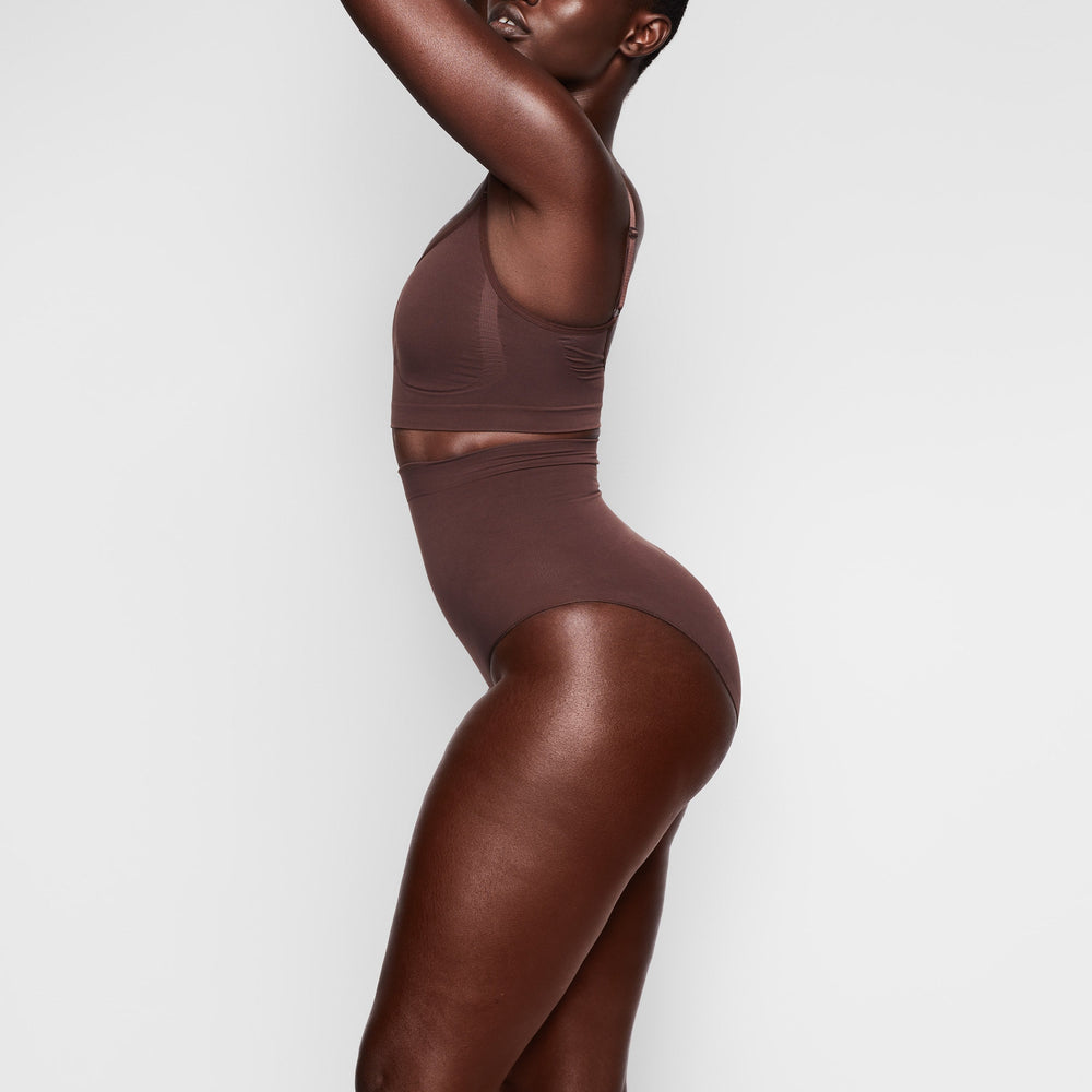 Skims SCULPTING MID WAIST Brief Čokoláda | PUYA-92703