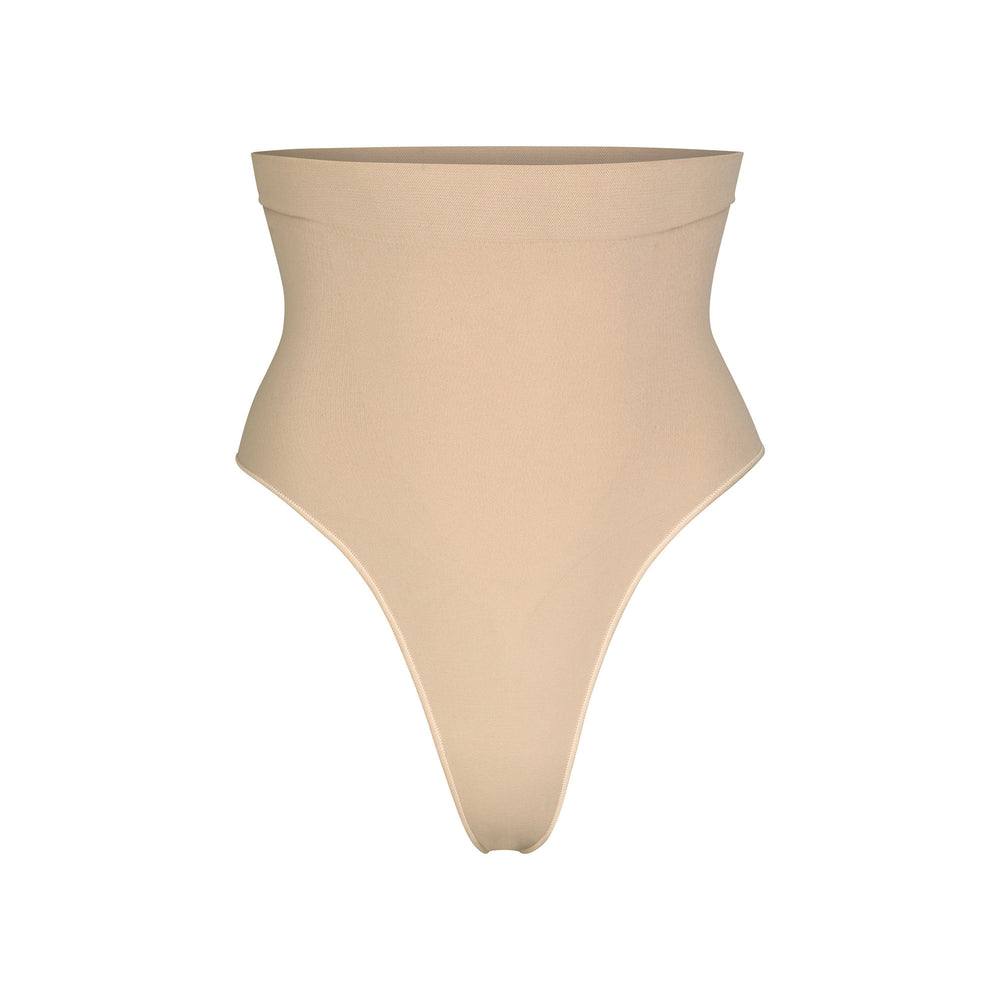 Skims SCULPTING MID WAIST Thong Béžové | FLZH-30571