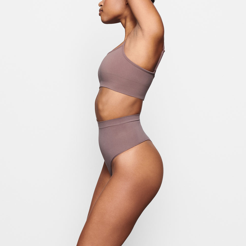 Skims SCULPTING MID WAIST Thong Hnede | TJMH-73425