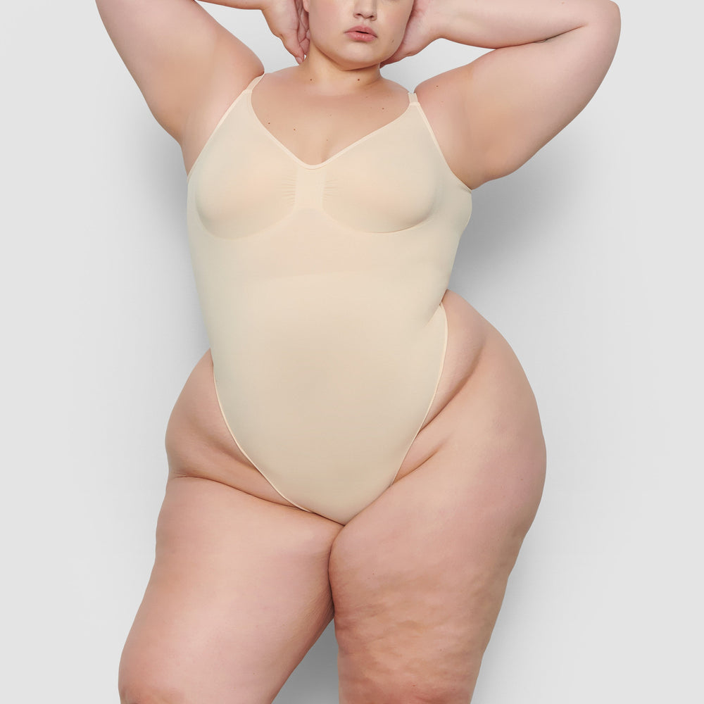 Skims SEAMLESS SCULPT BODYSUIT Low Back Bodysuit Hnede | SVOF-04953