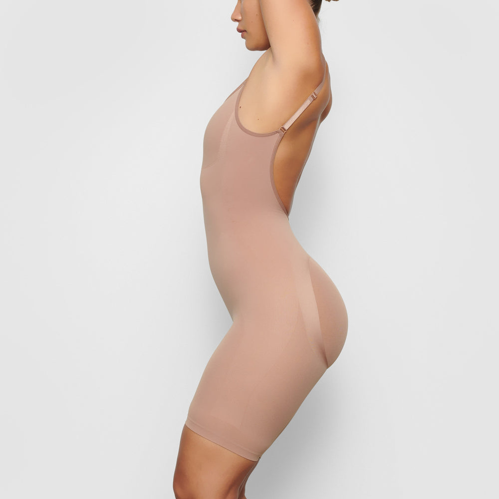 Skims SEAMLESS SCULPT MID THIGH Low Back Bodysuit Marhule | GJKW-49730