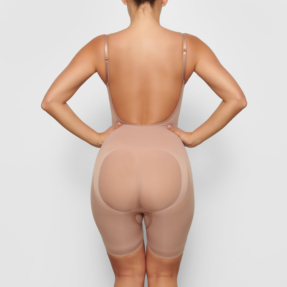 Skims SEAMLESS SCULPT MID THIGH Low Back Bodysuit Marhule | GJKW-49730