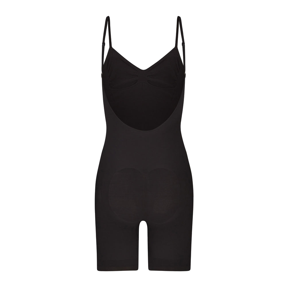 Skims SEAMLESS SCULPT MID THIGH Low Back Bodysuit Čierne | WXGZ-07642