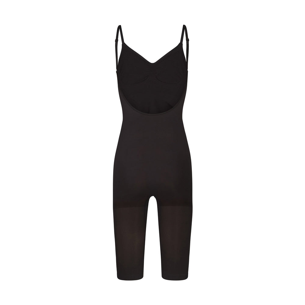 Skims SEAMLESS SCULPT WITH HOSIERY LEG Low Back Bodysuit Čierne | DABF-41267