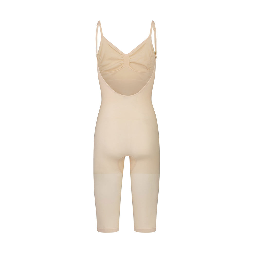 Skims SEAMLESS SCULPT WITH HOSIERY LEG Low Back Bodysuit Hnede | TMGR-68435