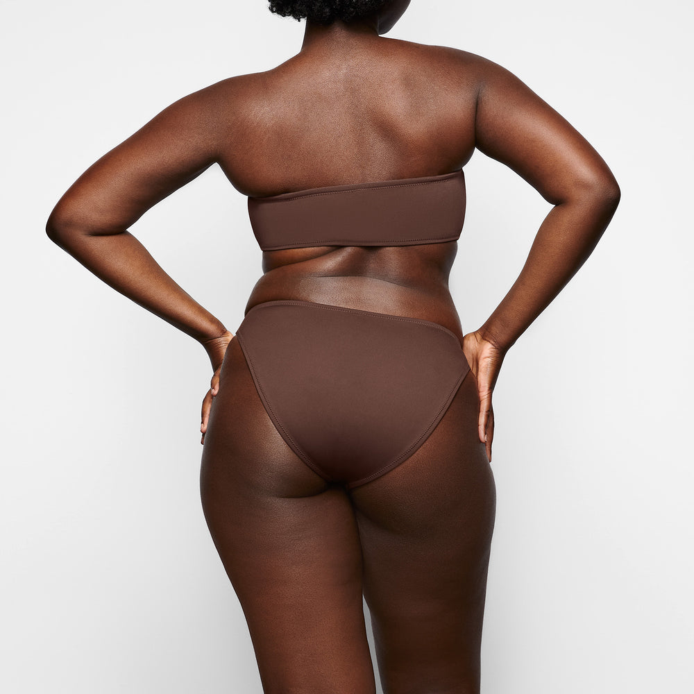 Skims SHAPING SWIM BANDEAU BIKINI TOP Two Pieces Čokoláda | LPMD-15246