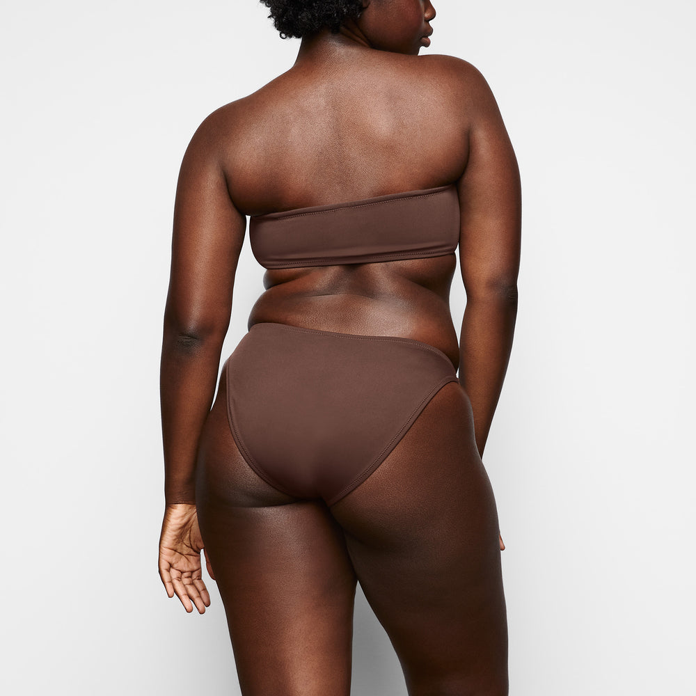 Skims SHAPING SWIM DIPPED BIKINI BOTTOM Two Pieces Čokoláda | JTRG-03678