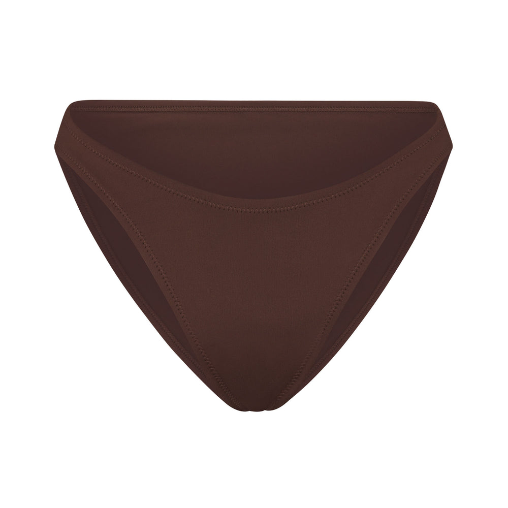 Skims SHAPING SWIM DIPPED BIKINI BOTTOM Two Pieces Čokoláda | JTRG-03678