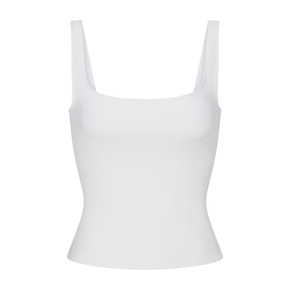 Skims SHAPING SWIM TANK BIKINI TOP Two Pieces Biele | URFT-07183