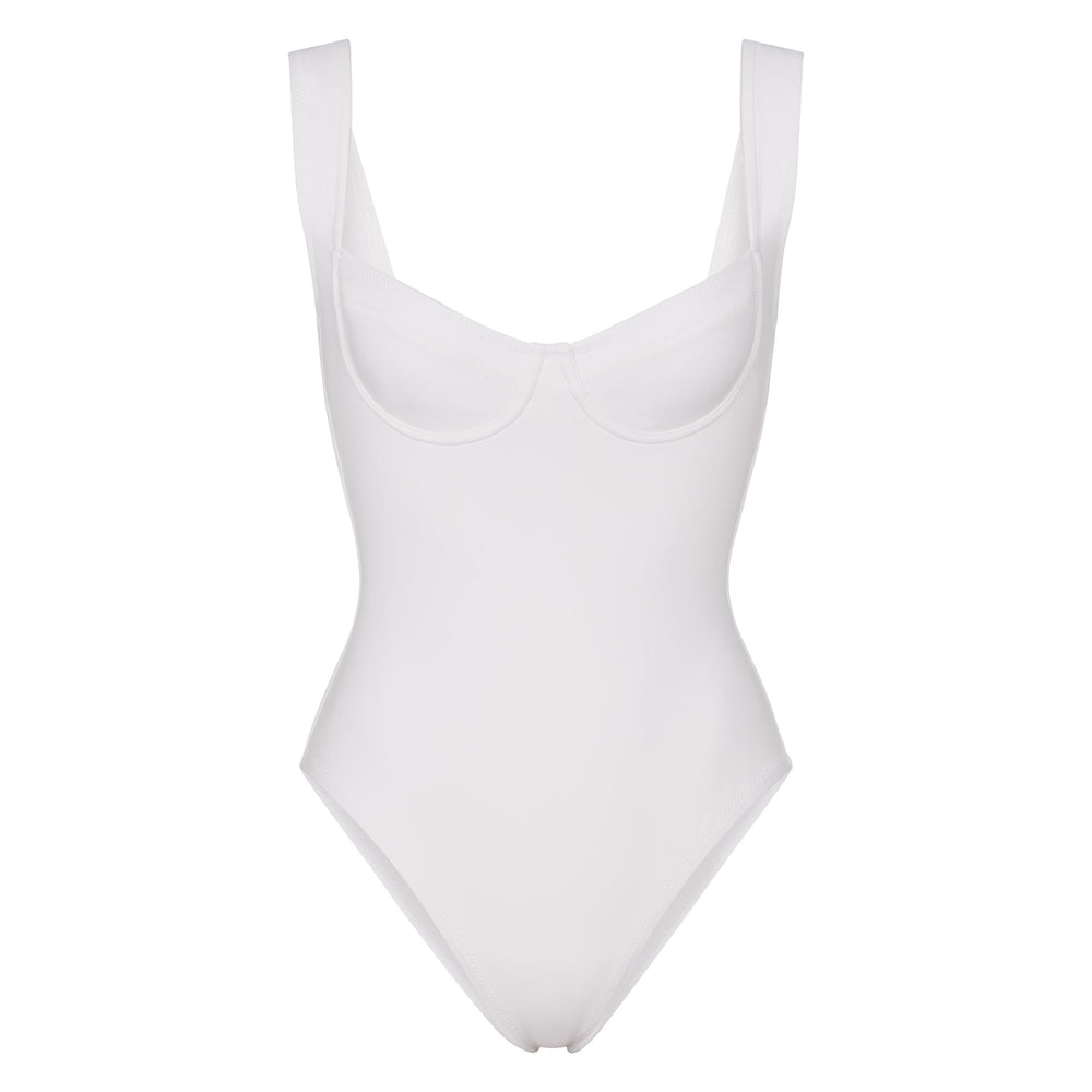 Skims SHAPING SWIM UNDERWIRE One Piece Biele | YQZN-50349